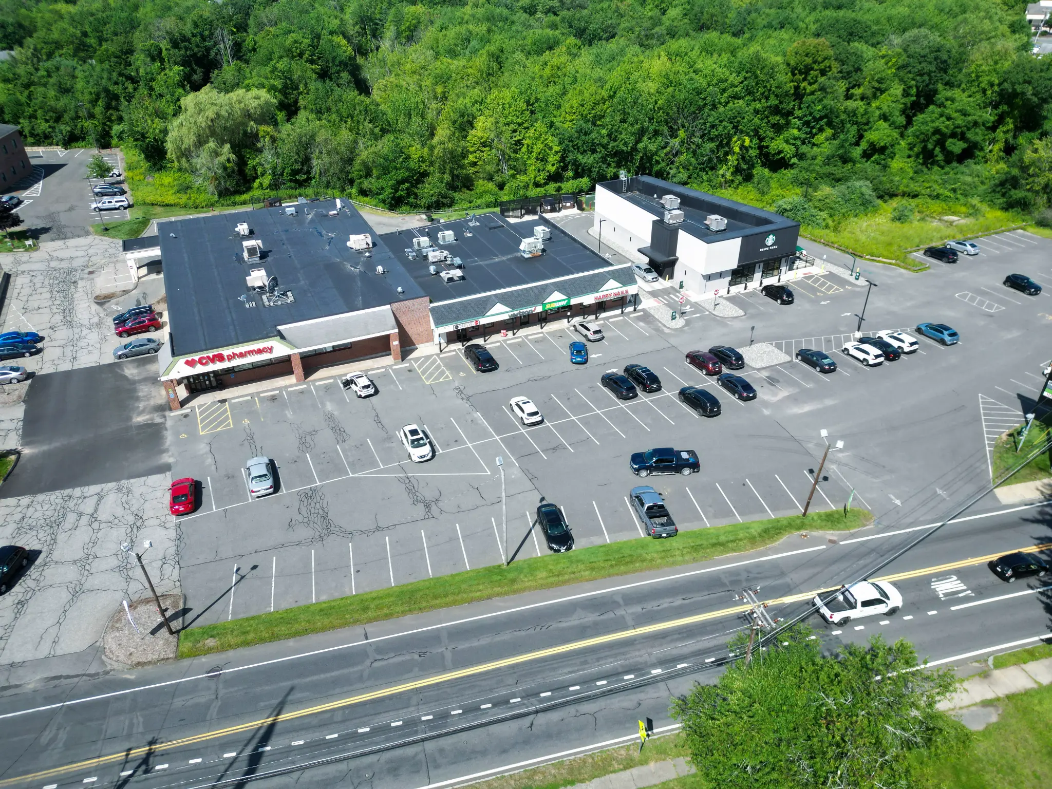 Aerial photo of a confidential commercial business opportunity